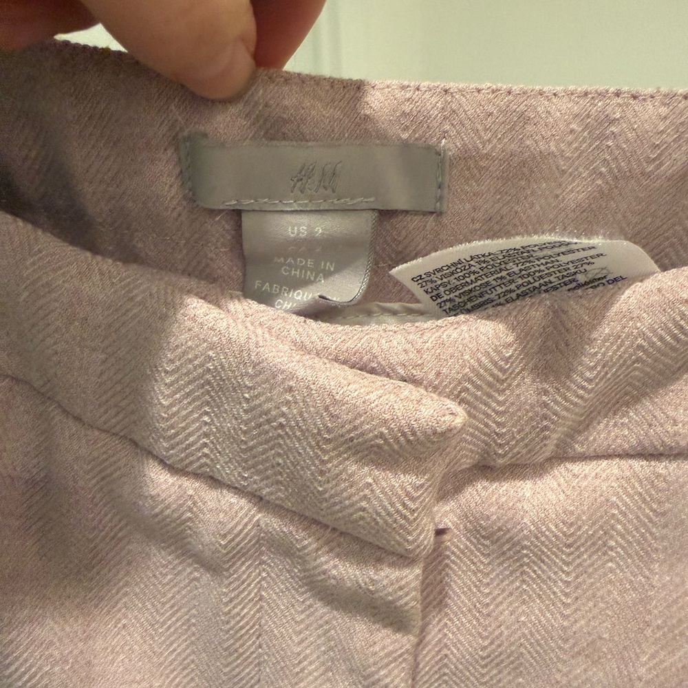 H&M light pink Trousers